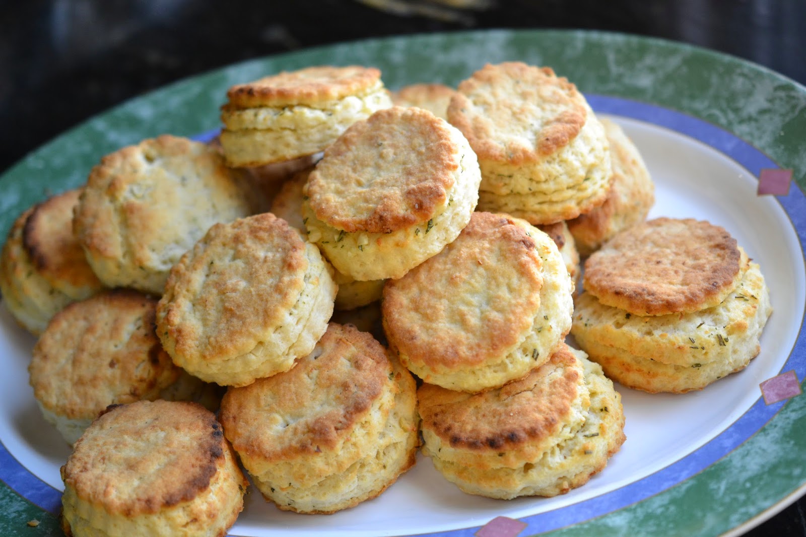 Greedy Girl Rosemary garlic cream biscuits