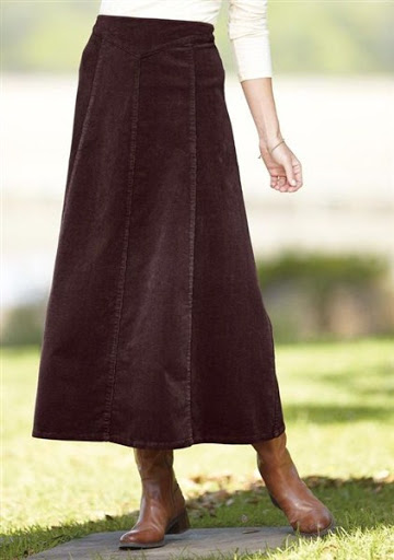 long corduroy skirt long corduroy skirt