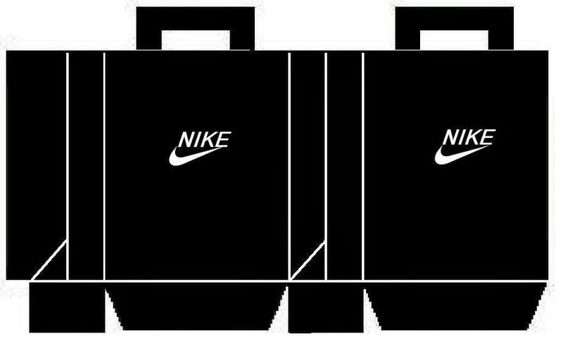 Cajita de Nike para Imprimir Gratis.