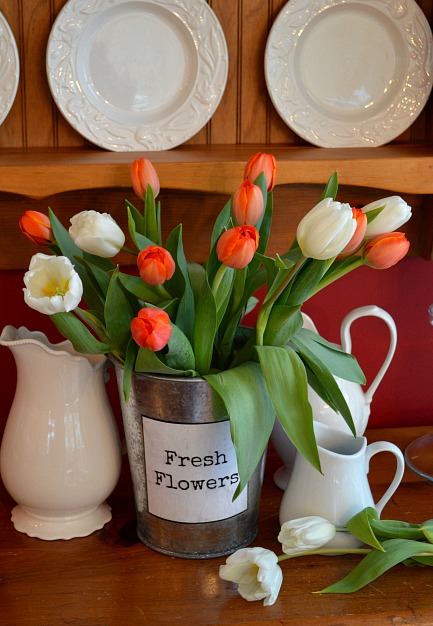 Rustic Metal Flower Bucket DIY