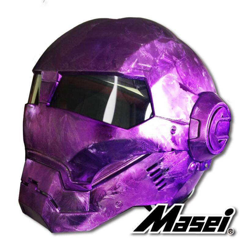 Luusama Motorcycle And Helmet Blog News Masei 610 Purple Ice Chrome