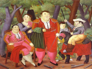 «El zurdo y su pandilla», autor: Fernando Botero.