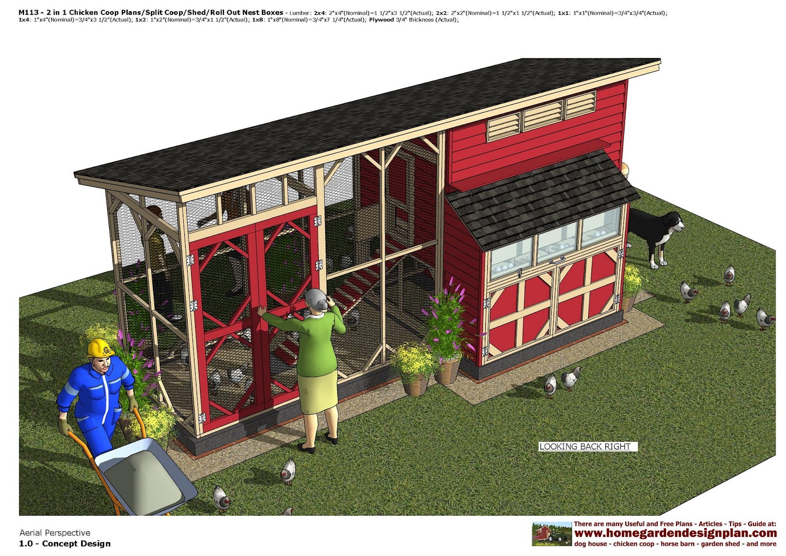 Garden Sheds 2 5 X 1 5 home garden plans: m113 _ 2 in 1 chicken coop plans - split Garden Sheds 2 5 X 1 5 home garden plans: m113 _ 2 in 1 chicken coop plans - split