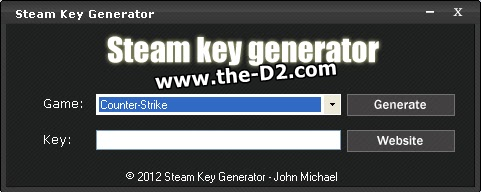 Steam Games Product Key Generator