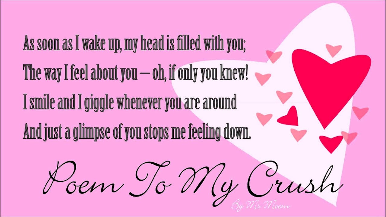 Cute Poems For A Girl You Like Cute Choices