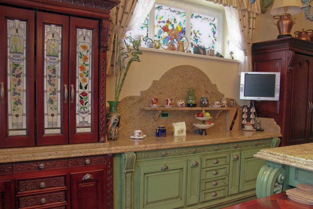 casalomaartglass Glass blocks use in kitchen interior