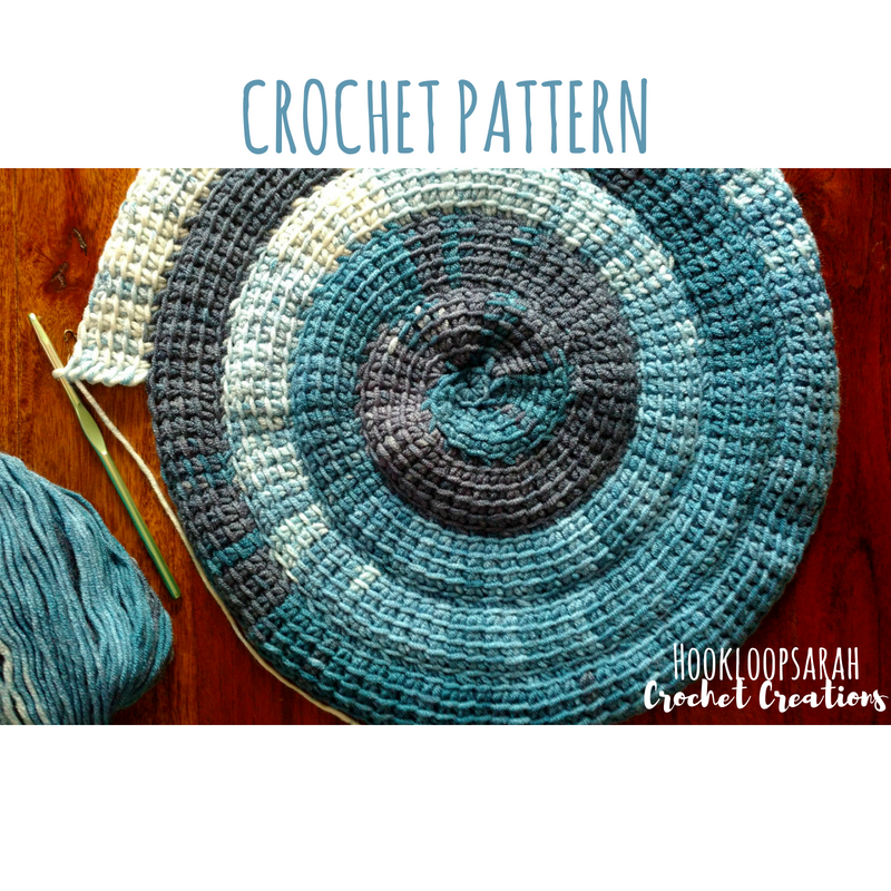 How to Tunisian crochet a continuous spiral - KnitterKnotter