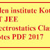 Allen Institutes IIT JEE Electrostatics Class notes PDF