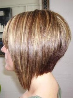 Angled Bob Hairstyles Back View