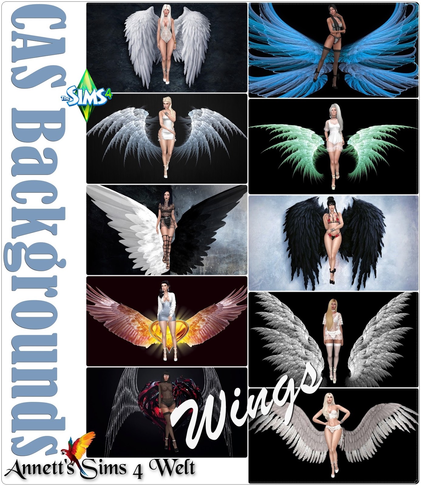 Sims 4 Wings CC