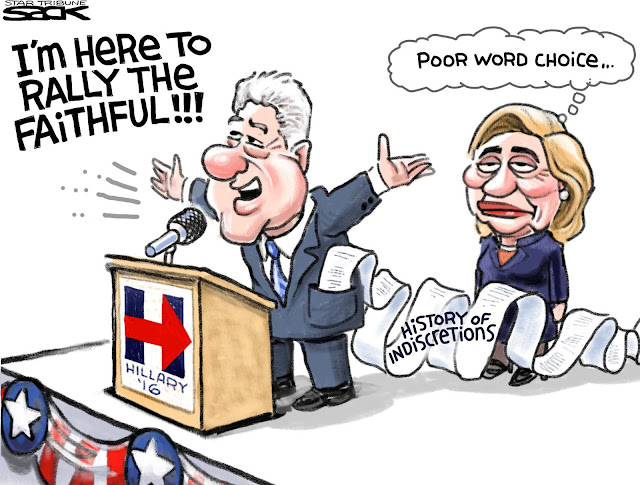 Presumptuous Politics: Bill Clinton Cartoons