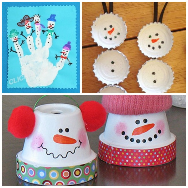 Do you want to build a snowman? Here are 65 fun ways for kids to do just that! SNOWMAN CRAFTS FOR KIDS #snowmancrafts #wintercrafts #wintercraftsforkids