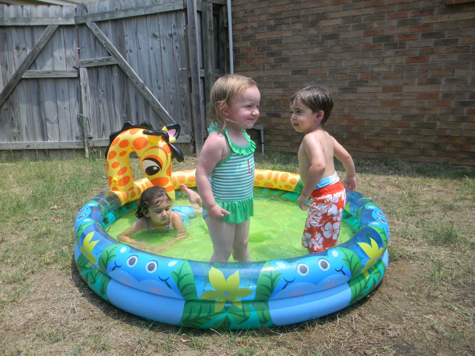 Wilkes Family Blog: First Real Swim and playdate with London and Cade!