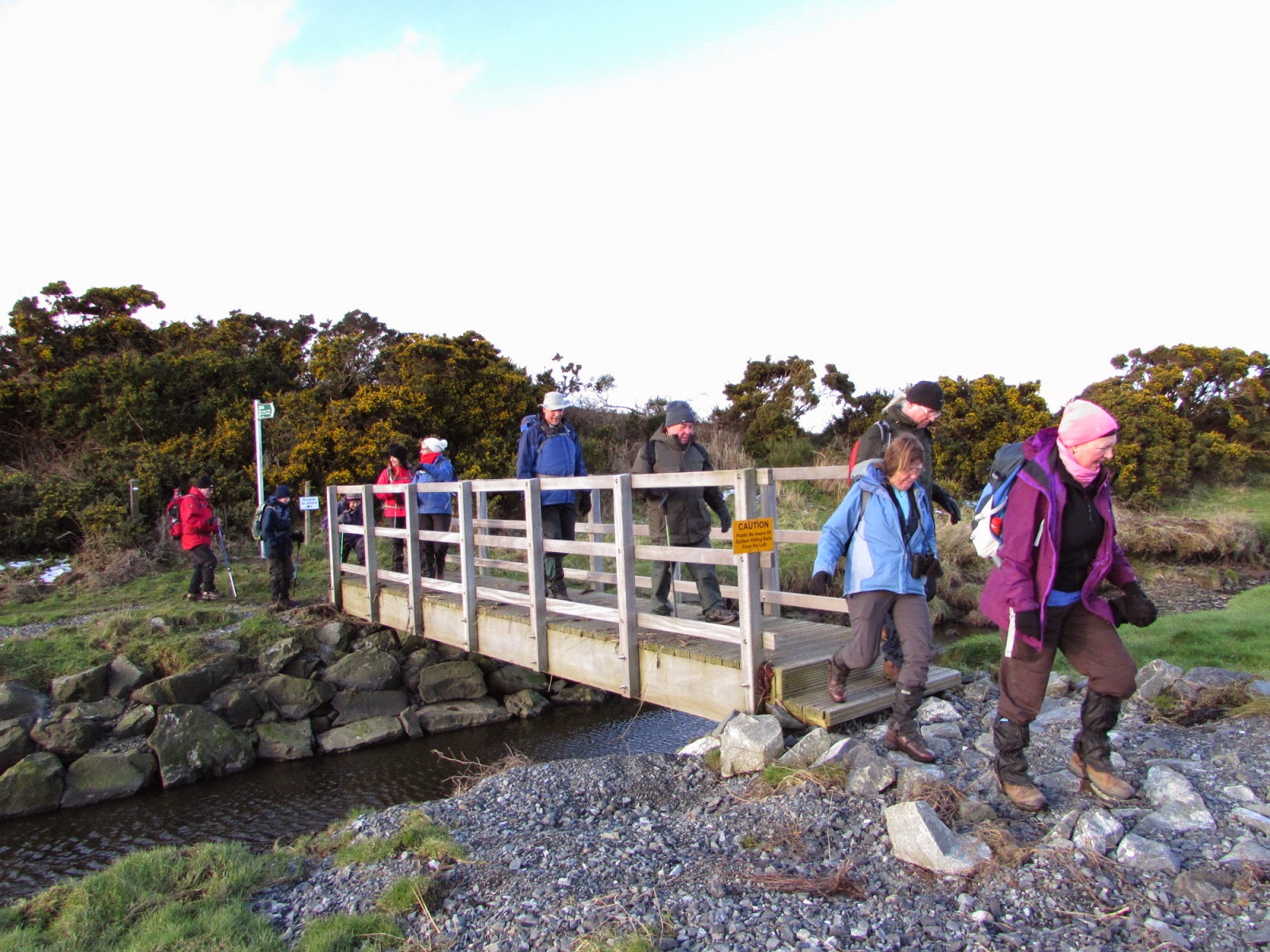 The Glebe Blog Wigtownshire RamblersSt Helena IslandGlenluce Abbey January 2015