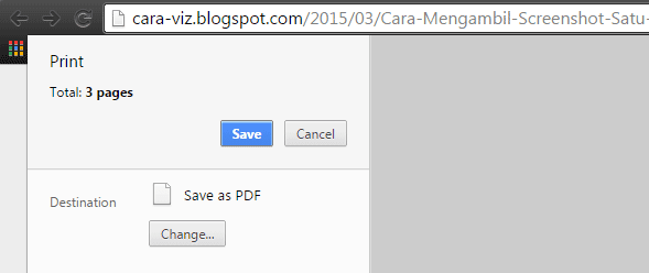 Cara Mudah Menyimpan Halaman Web Penuh Tanpa Software Tambahan Cara Mudah Menyimpan Halaman Web Penuh Tanpa Software Tambahan