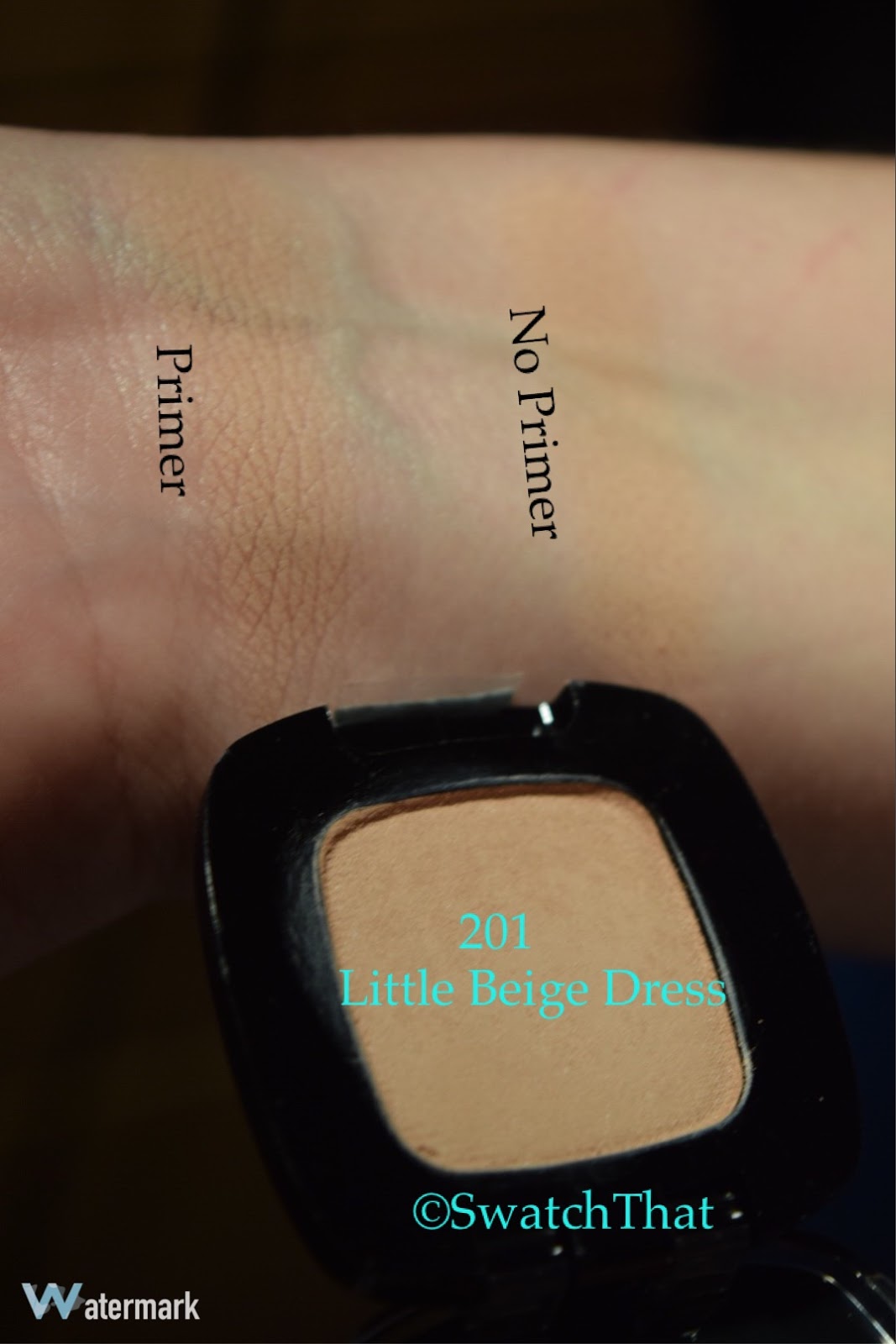 Swatch That Loreal Paris Colour Riche Monos Eyeshadow 201 Little