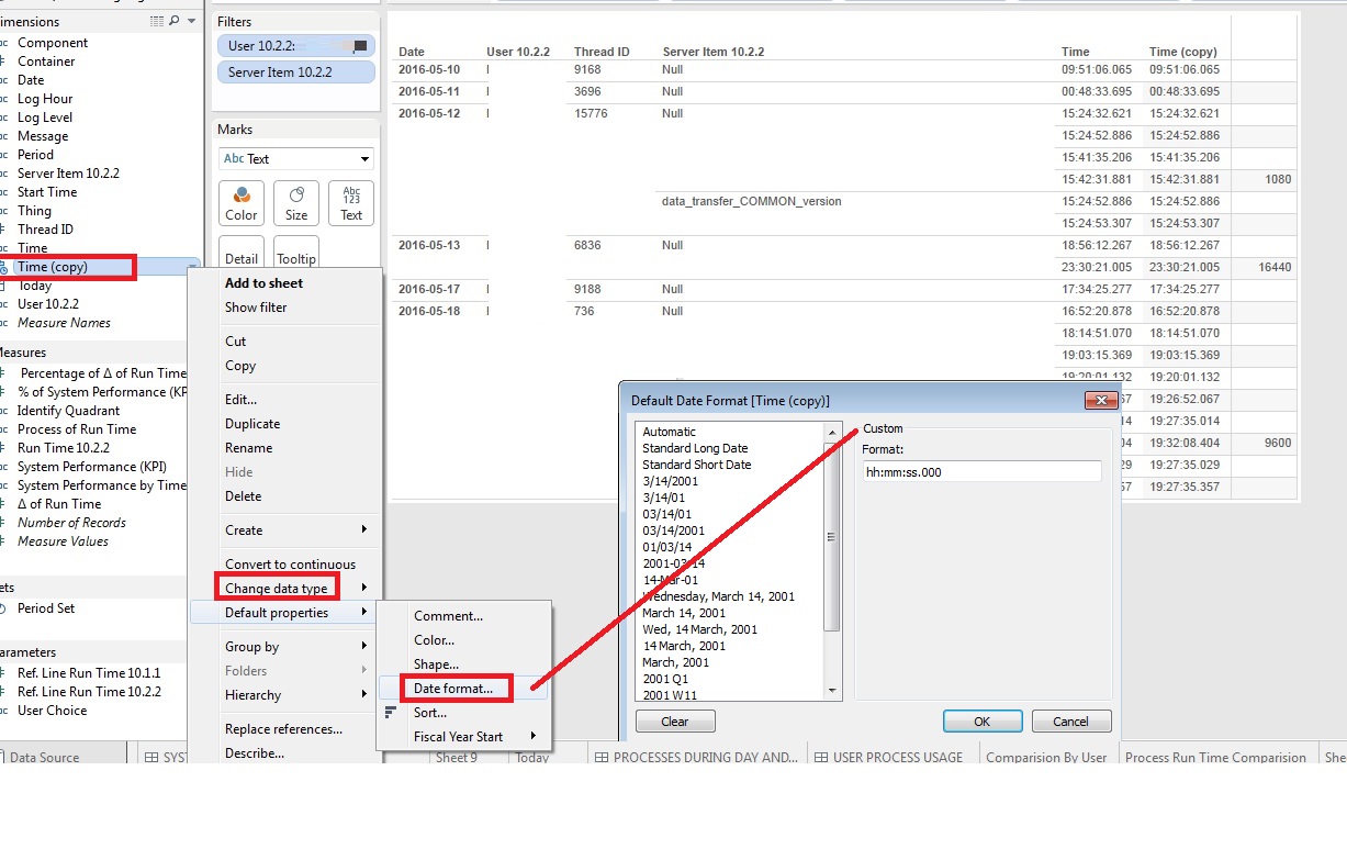 Tableau workaround transform string date to date format in tableau