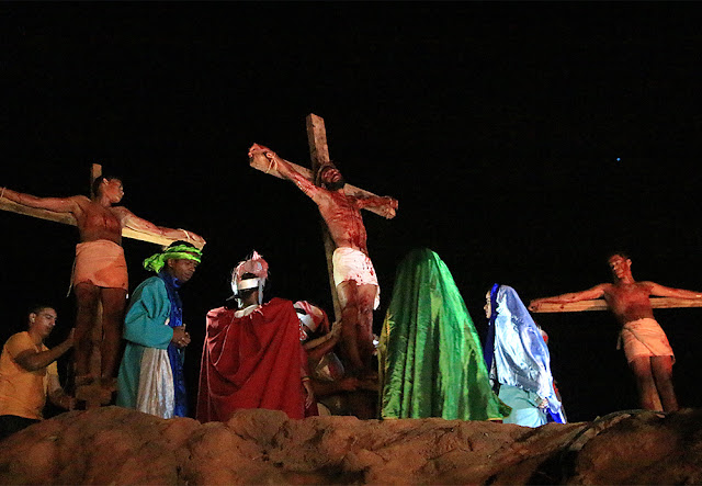 Paixão de Cristo em Barbalha. foto: Verônica Leite