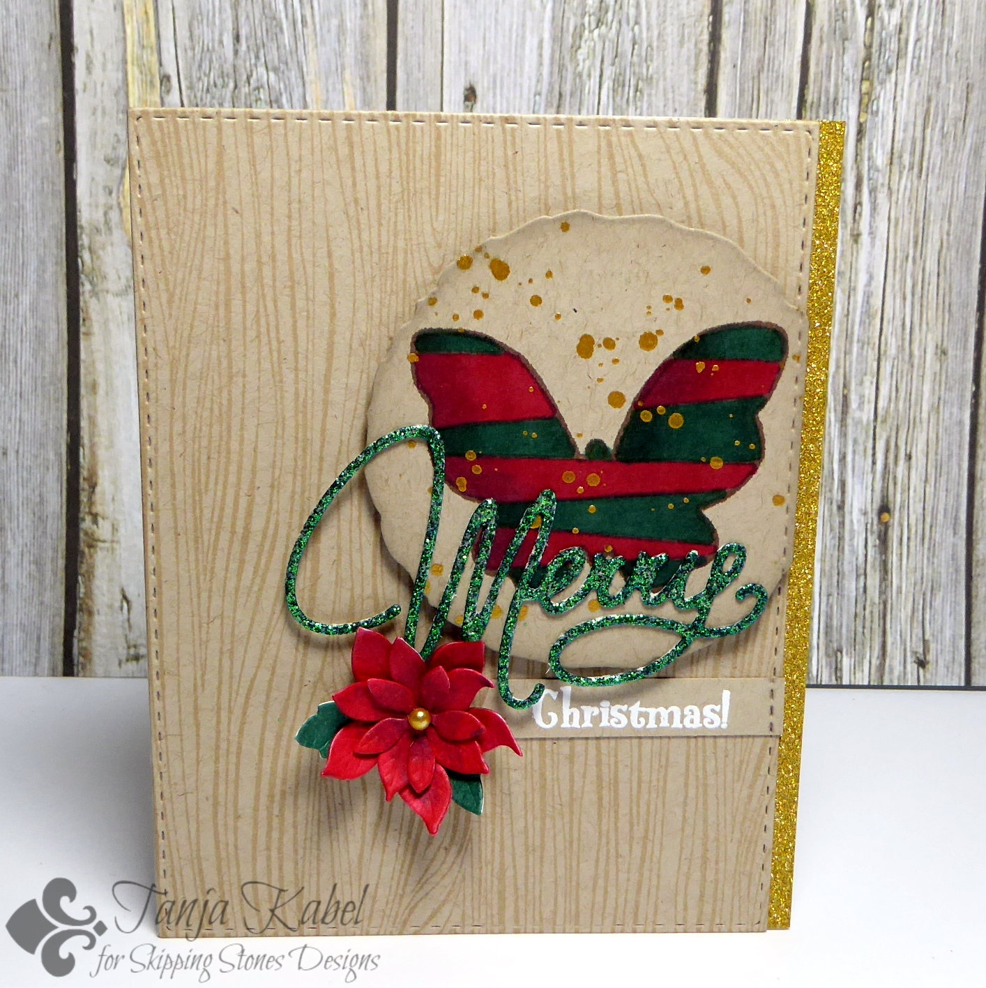 Little Art Cottage: Merry Christmas Butterfly