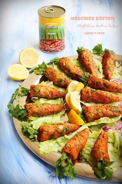 Mercimek Köftesi-Chiftelute turcesti cu linte Sun Food si bulgur