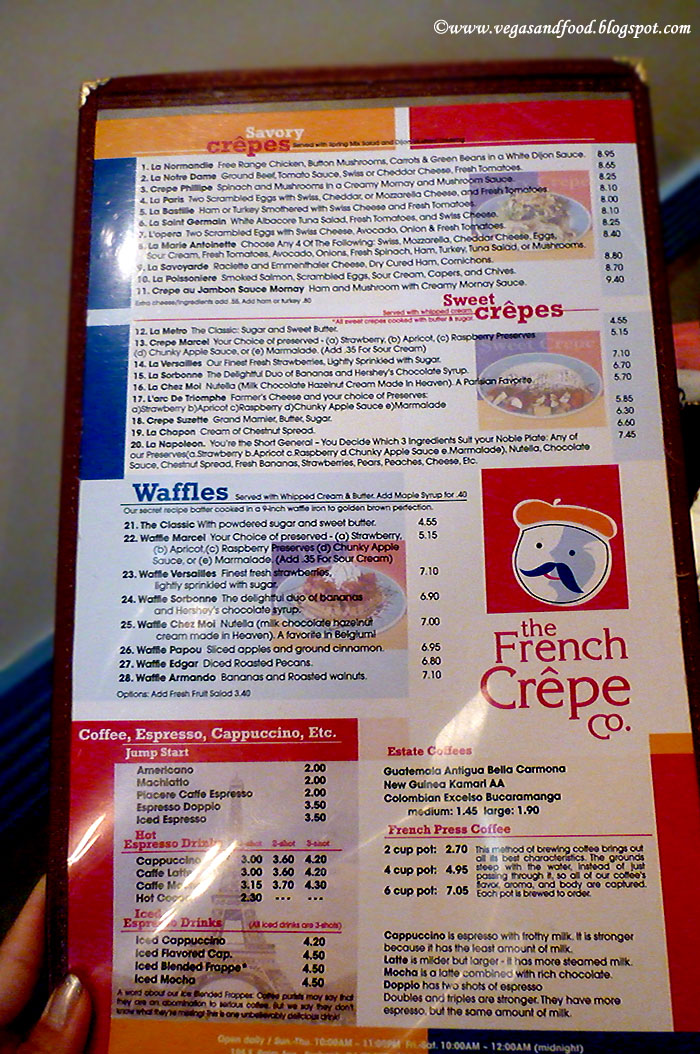 French Crepe Burbank Vegas and Food