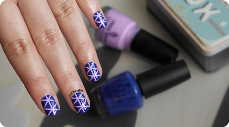 manicura geométrica nail tapes