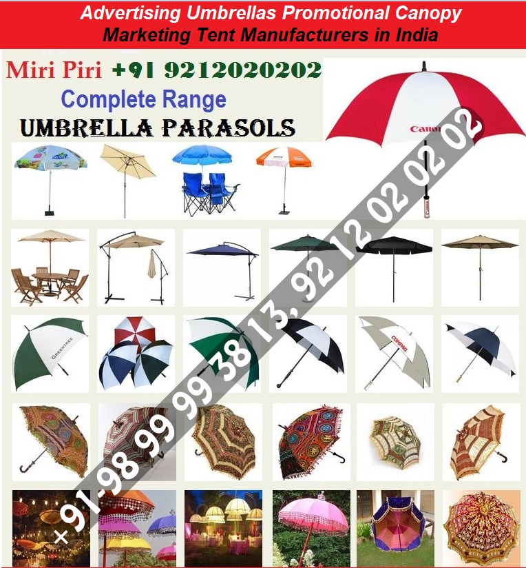 Promotional Printed Umbrellas Corporate With Logo Promotional Printed Umbrellas Manufacturers Traders Side Pole Outdoor