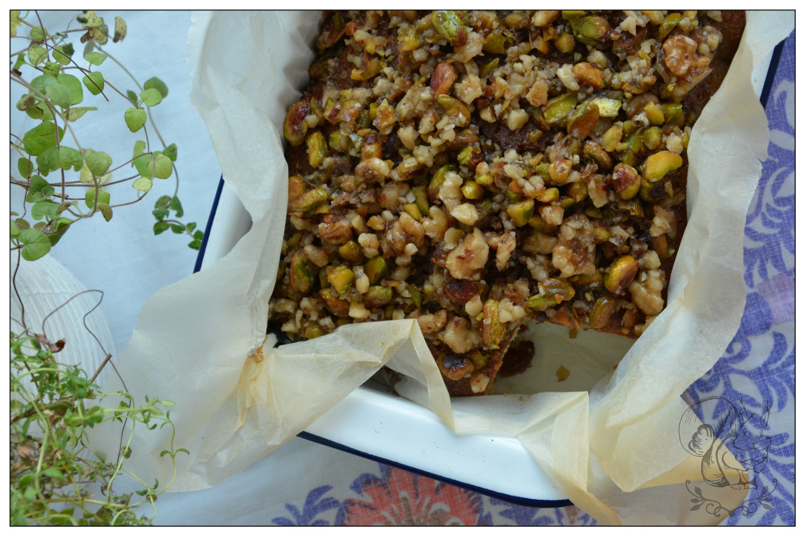 Ciasto z semoliny, z miodem i orzechami czyli Słodki Czwartek odc.162