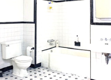 black and white bathroom decor ideas
