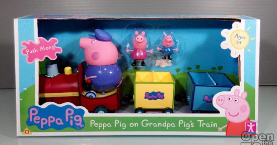 peppa pig grandpa's train