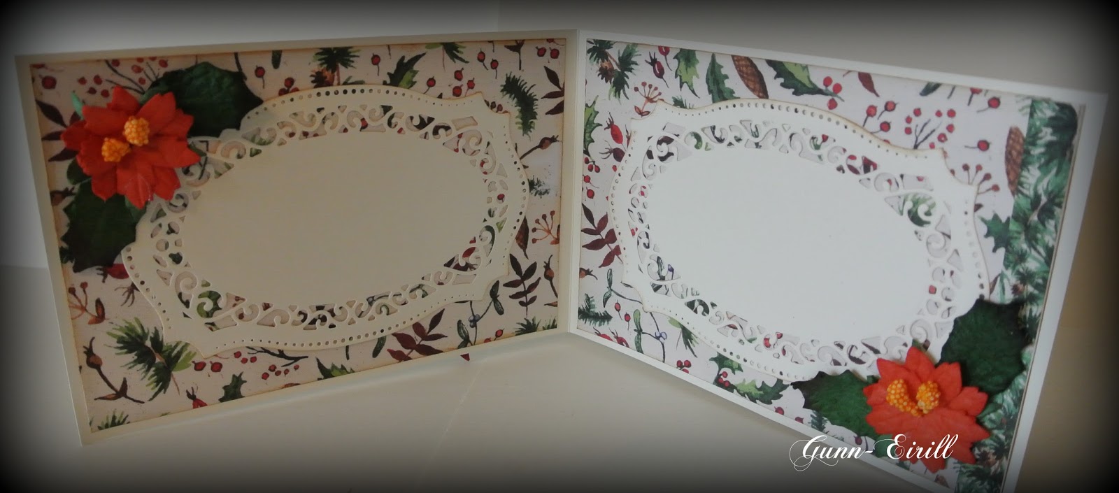 GunnEirill`s Paper Magic Christmas cards /DT Wild Orchid Crafts