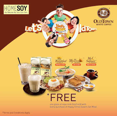 OLDTOWN White Coffee Malaysia HOMESOY Free Soya Milk