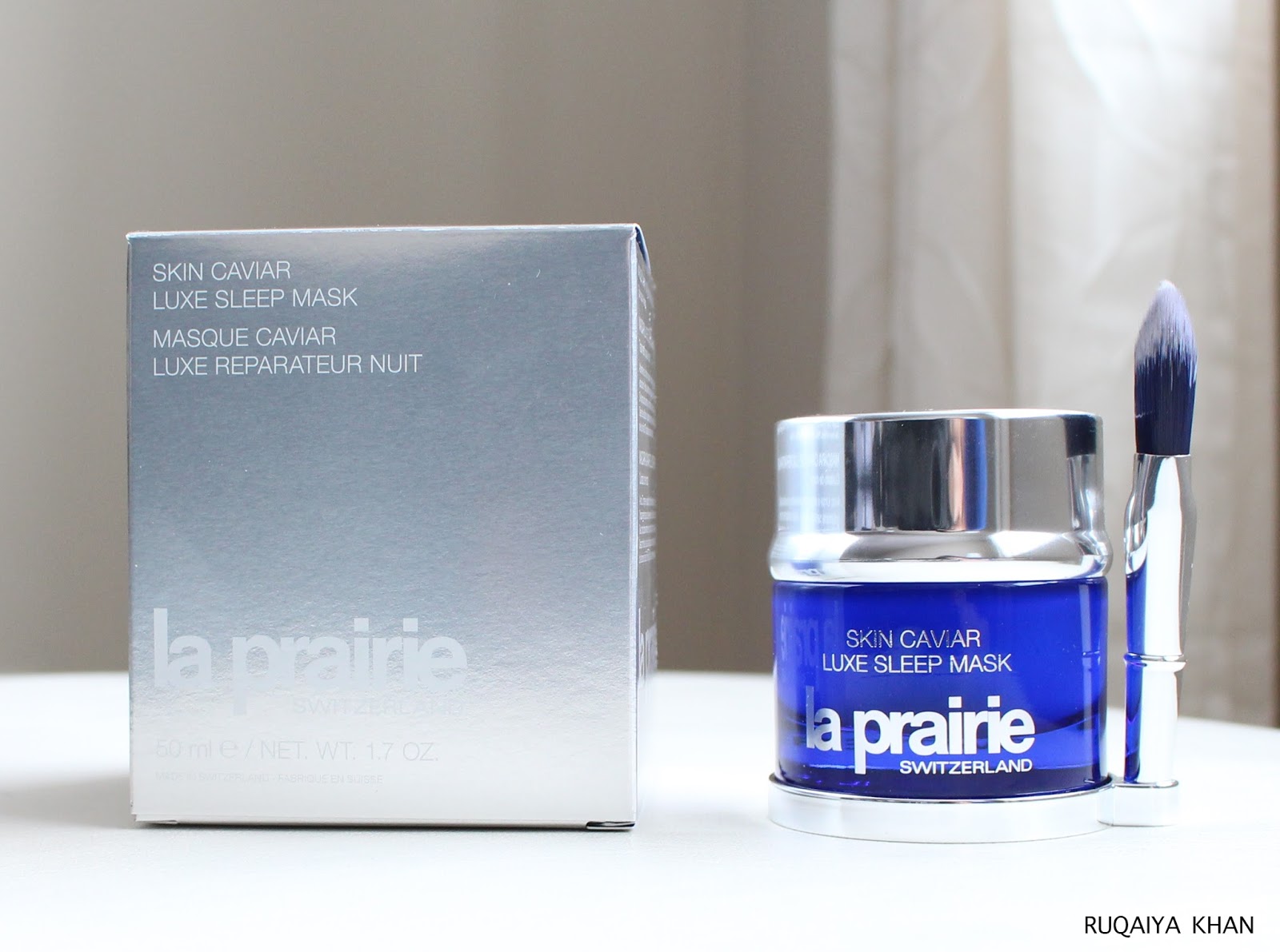 Ruqaiya Khan LA PRAIRIE Skin Caviar Luxe Sleep Mask Review