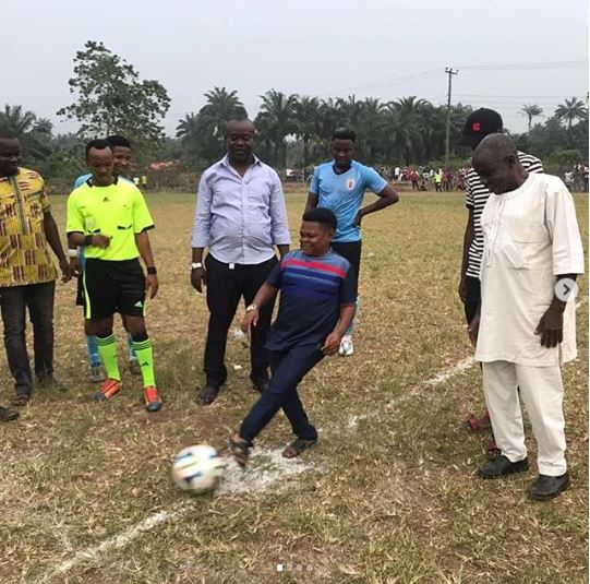 Wow! Famous Actor, Osita Iheme Kicks Off His Own Football Competition ...