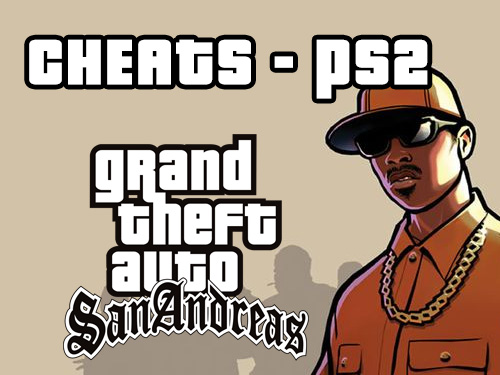 Código de jetpack GTA San Andreas PS2 