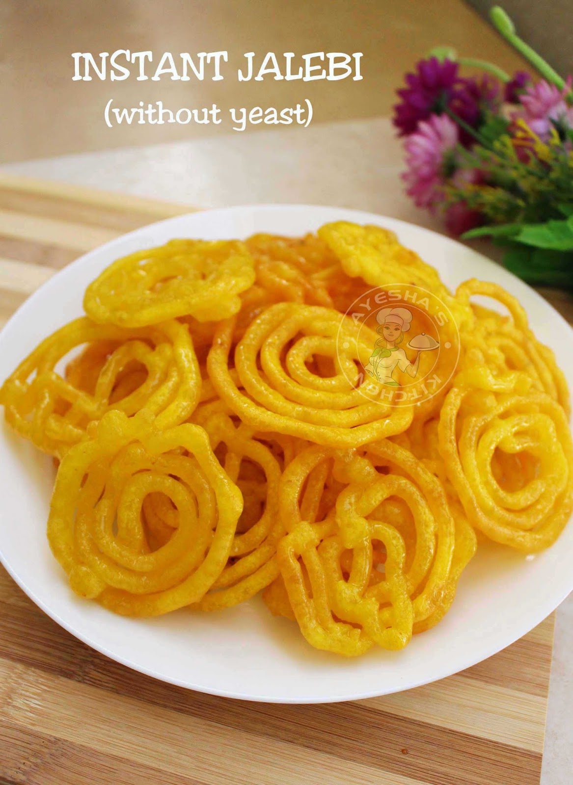 INSTANT JALEBI RECIPE WITHOUT YEAST CRISPY CRUNCHY JUICY JALEBI