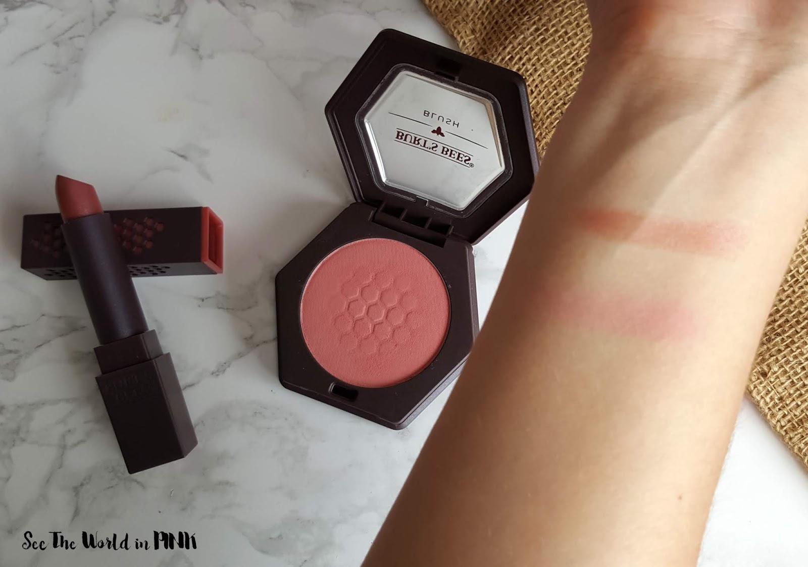 Full face of burt's bees makeup try-on and review! Full Face of Burt's Bees Makeup Try-on and Review! | See the World in PINK