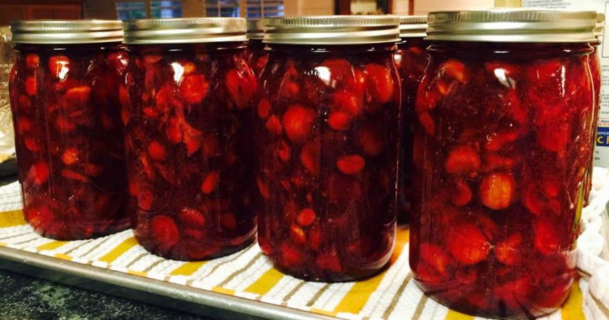 Strawberry Pie Filling Canning Homemade Strawberry Pie Filling Canning Homemade