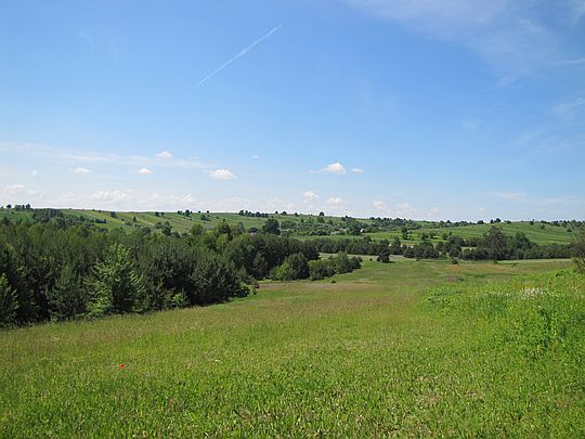 Panorama z Bukowej Góry. Panorama z Bukowej Góry.