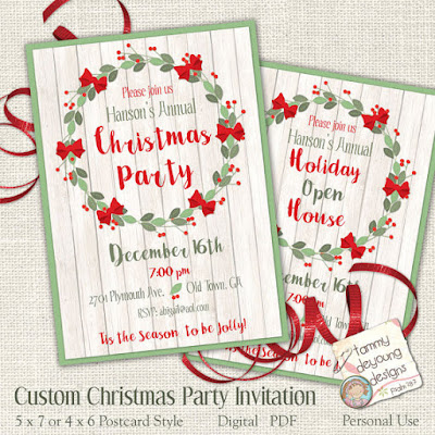  Christmas Party Invitations