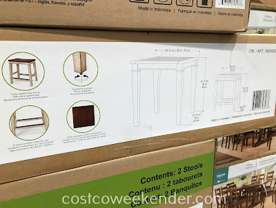 Pike & Main 5-piece Counter Height Dining Set | Costco Weekender