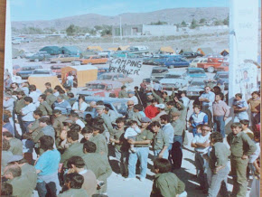 Campamento de la esperanza. Protesta de trabajadores de HIPASAM. 1989