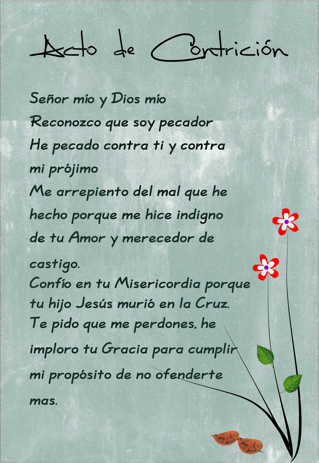 Acto de Contrición | Oraciones catolicas, Oración nocturna, Misericordias