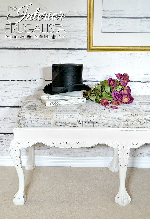 White Coffee Table Upholstered Bench