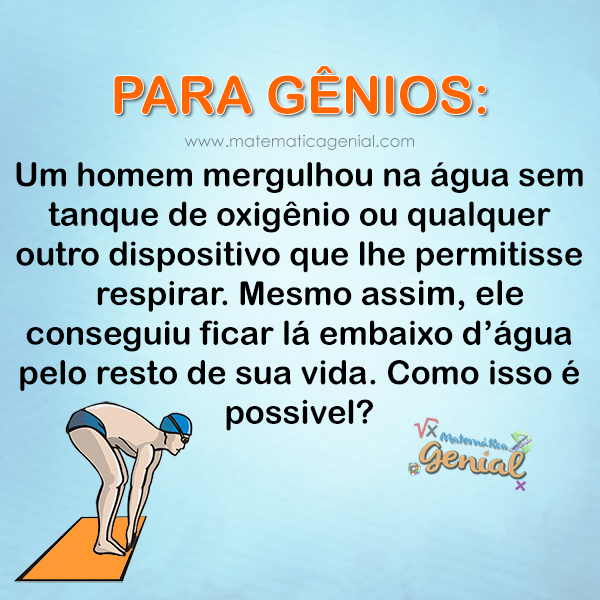 O que é um dente num recipiente com água? - Charada e Resposta - Geniol