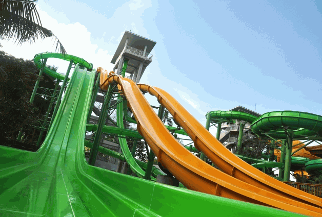 wahana twin racers waterbom bali wahana twin racers waterbom bali