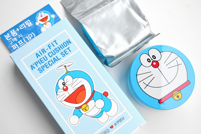 A'Pieu Air Fit Cushion SPF 50+/PA+++ Doraemon Edition Review