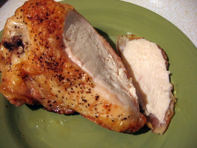 Roasted Chicken Breasts are a staple and a method everyone should know.  There is nothing better than a juicy piece of chicken hot from the oven!  Great make ahead meal for use in other dishes! - Slice of Southern