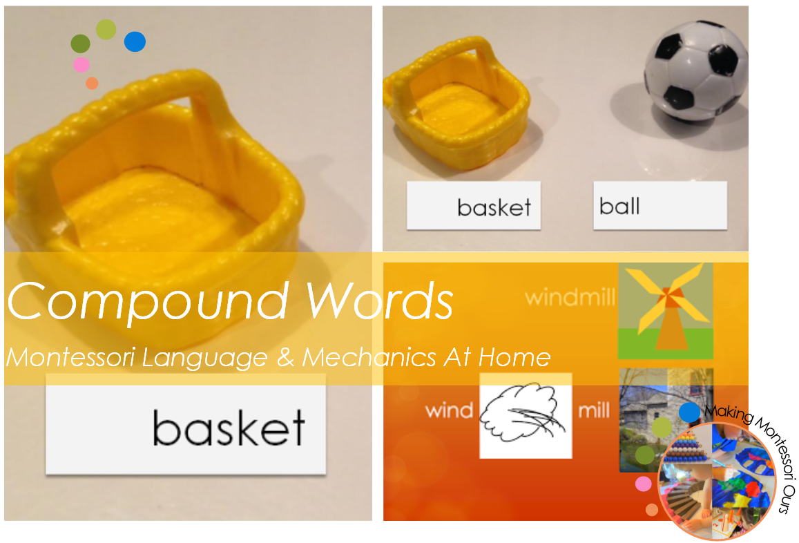 Compound & Root Word Study, Montessori Language & Mechanics At Home
