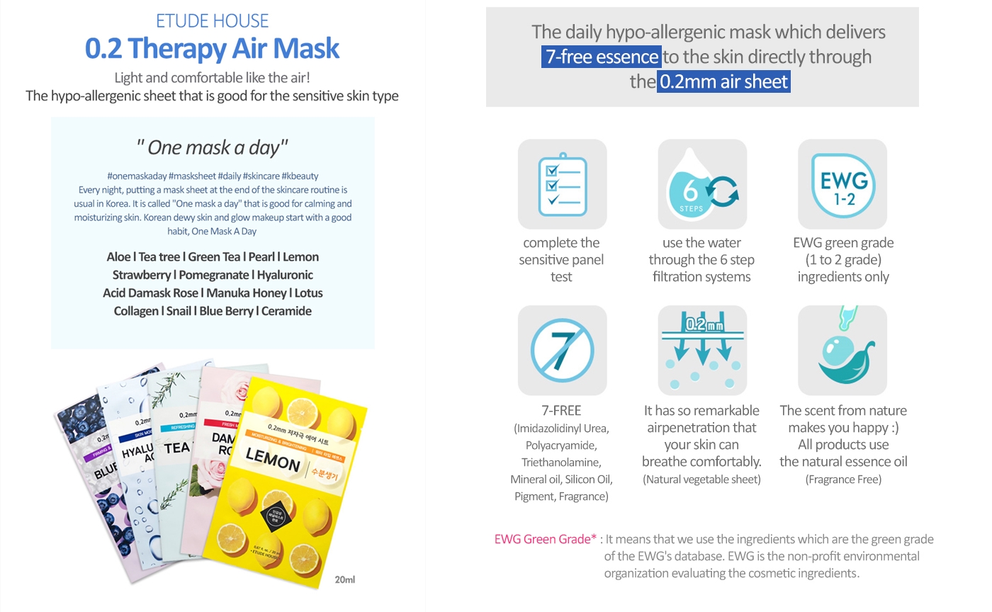 Image result for 0.2 etude house therapy mask